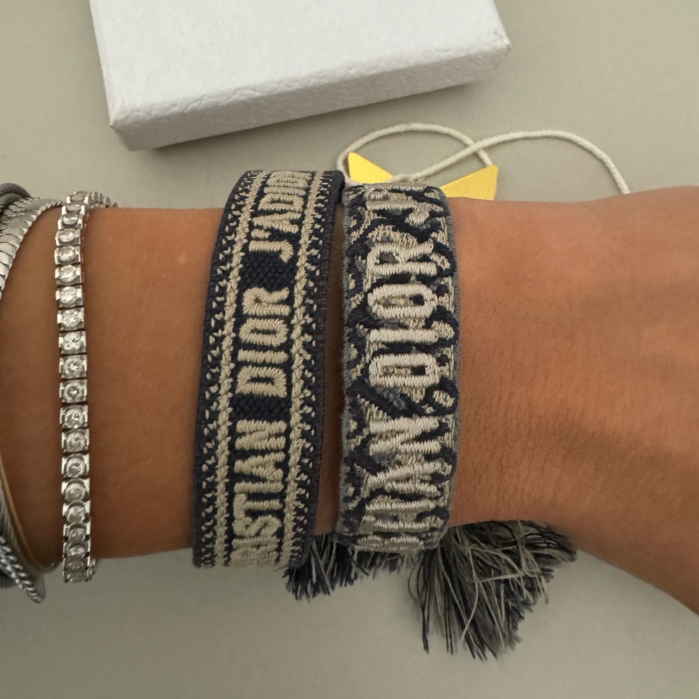 Authentic Christian Dior friendship bracelets